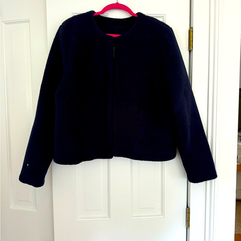 Dudley Stephens Cat Rock Cardigan in Sherpa Fleece